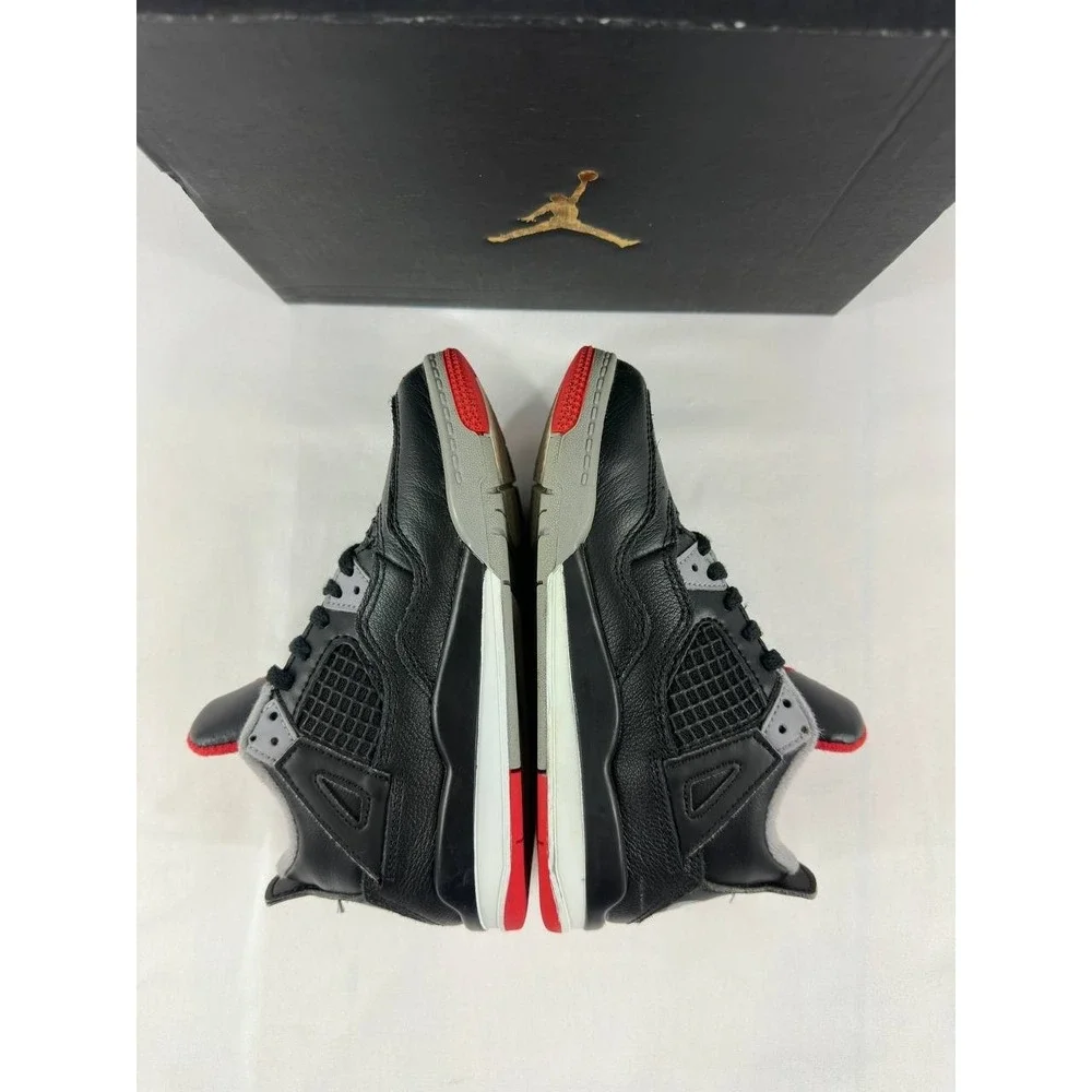 Nike Air Jordan 4 Retro PS 'Bred Reimagined' Kids BQ7669-006 Size 13C